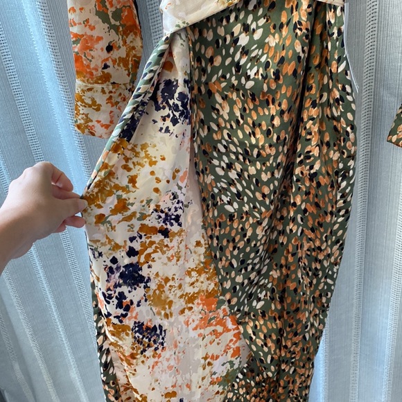 Never Fully Dressed Bloom Spliced Print Dress - Picture 4 of 12